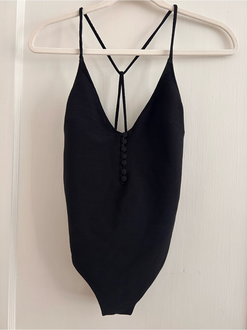 Sezane Black Strappy swimsuit